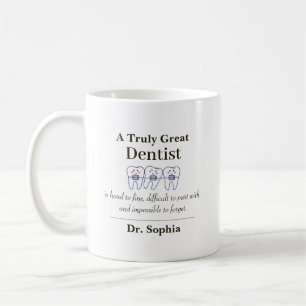 Mug Cadeau de café personnalisé pour un excellent dent