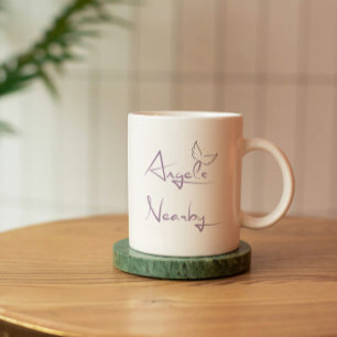 Mug Cadeau de café spirituel et motivant des Anges à p