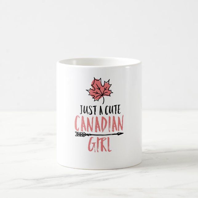 Mug Cadeau de Canadian Girl Canada (Centre)