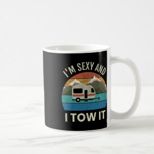 Mug Cadeau de caravane de camping-car vintage drôle Je