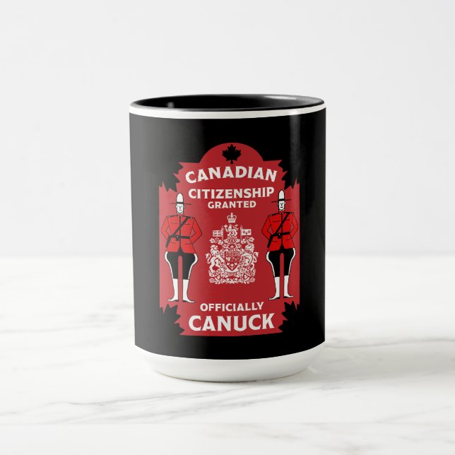 Mug Cadeau de célébration de la citoyenneté canadienne (Centre)