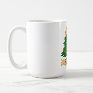 Mug Cadeau de chaos de Noël Pug drôle