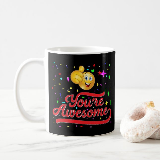 Mug Cadeau de charme pour les amateurs de café (Avec donut)