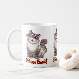 Mug Cadeau de chat mignon Kitty chaton de dessin animé