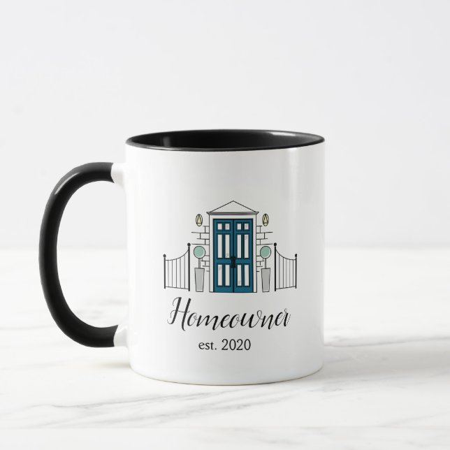 Mug cadeau de chauffage, nouveau propriétaire, nouvell (Gauche)