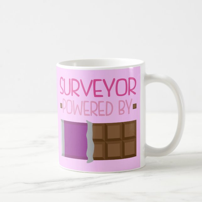 Mug Cadeau de chocolat d'arpenteur pour elle (Droite)