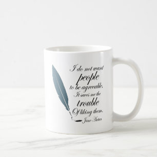 Mug Cadeau de citation de Jane Austen