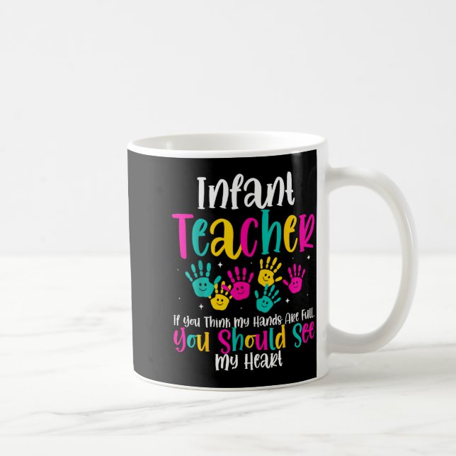 Mug Cadeau de citation de professeur d'enfants en bas  (Droite)
