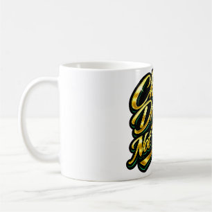 Mug Cadeau de citation en or pour poursuivre les rêves