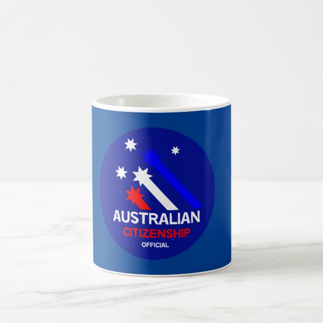 Mug Cadeau de citoyenneté australienne (Centre)
