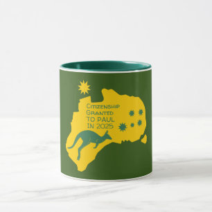 Mug Cadeau de citoyenneté australienne   Citoyenneté a
