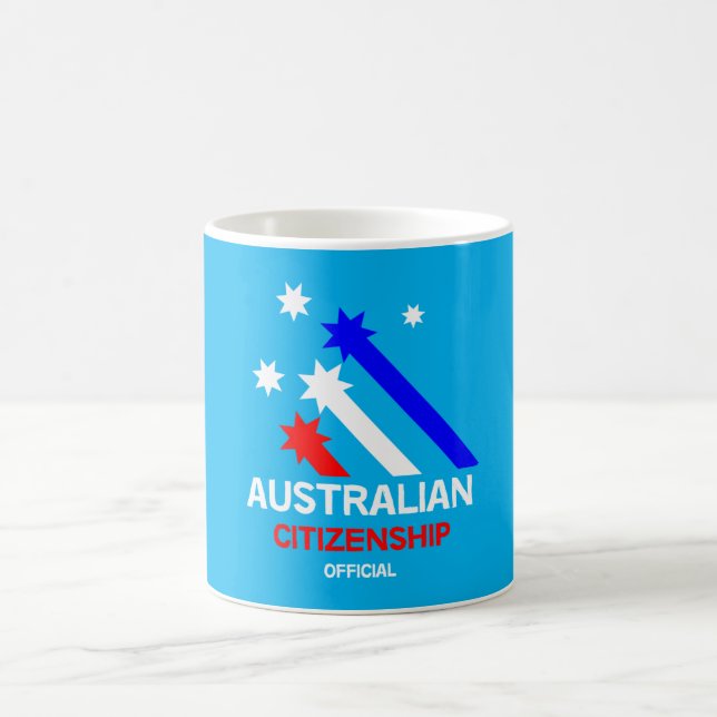 Mug Cadeau de citoyenneté australienne | Citoyenneté a (Centre)