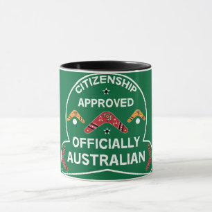 Mug Cadeau de citoyenneté australienne   Citoyenneté a