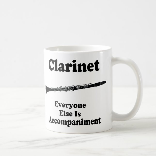 Mug Cadeau de clarinette (Droite)