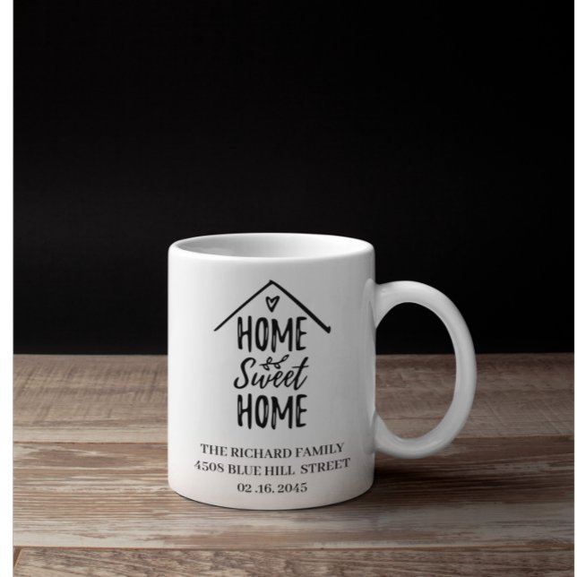 Mug Cadeau de clôture de transaction immobilière noir  (Créateur téléchargé)