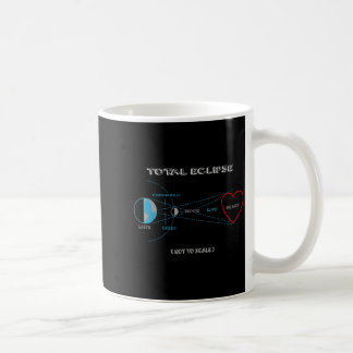 Mug Cadeau de cœur d'éclipse totale d'amour