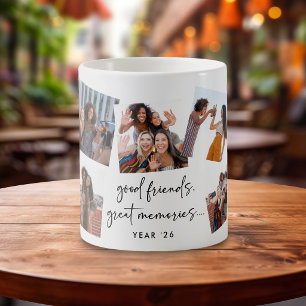 Mug Cadeau de collage photo d'amitié amusant