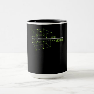 Mug Cadeau de conception de cube d'architecte de demai