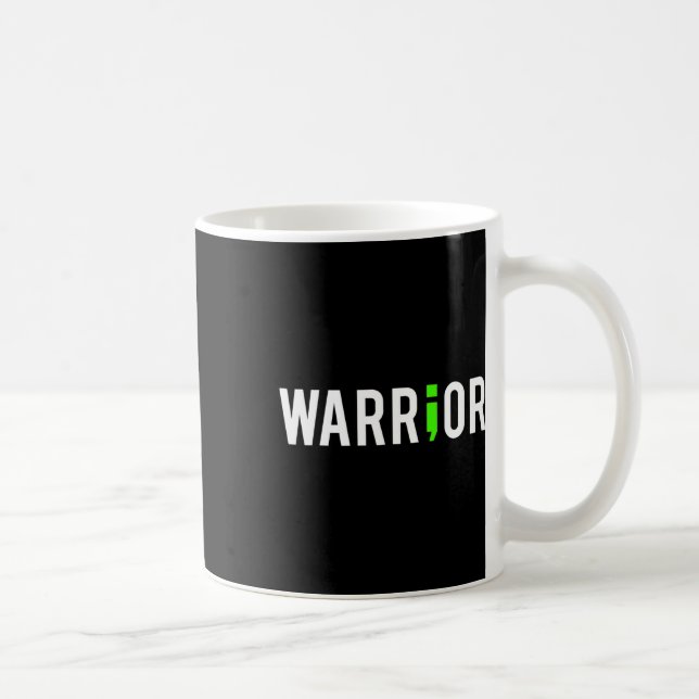Mug Cadeau de conception de guerrier de point-virgule  (Droite)
