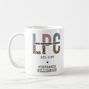 Mug Cadeau de conseiller professionnel autorisé LPC p