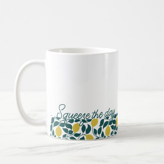Mug Cadeau de cuisine d'été avec impression de citron  (Gauche)