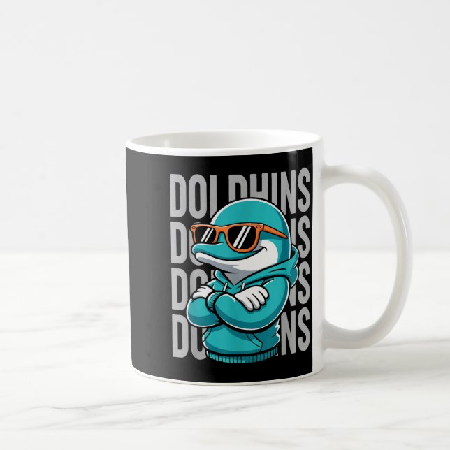 Mug Cadeau de dauphin cool pour hommes femmes garçons  (Droite)