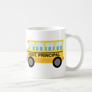 Mug Cadeau de directeur adjoint (autobus scolaire)
