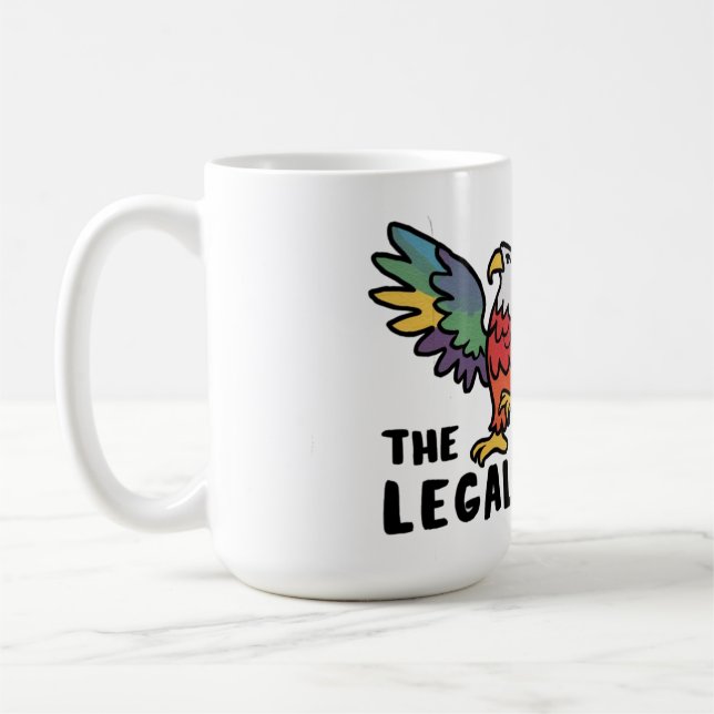 Mug Cadeau de farceur avocat  (Gauche)