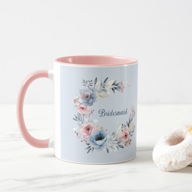 Mug Cadeau de faveur de demoiselle d'honneur (Avec donut)
