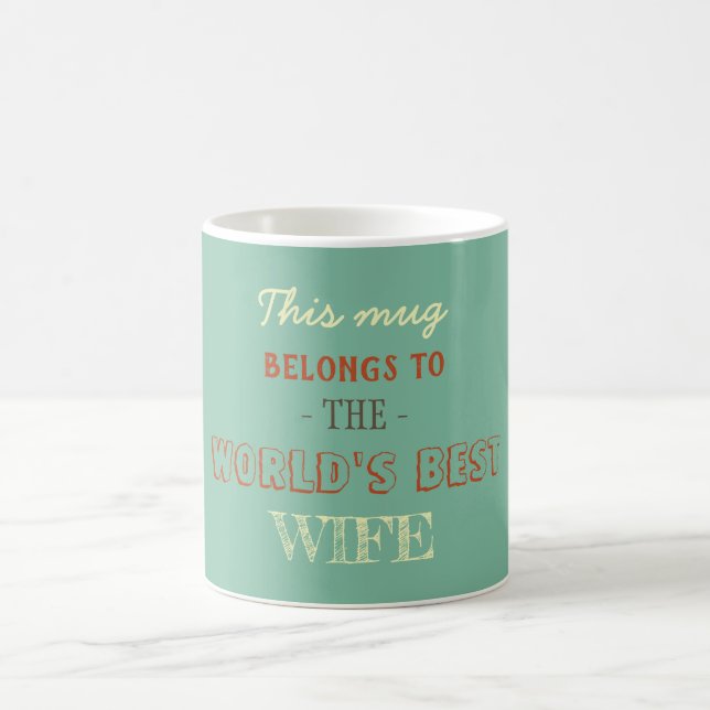 Mug Cadeau de femme aux pastels doux (Centre)