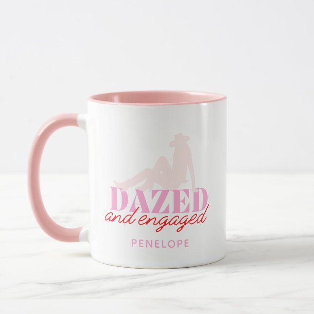 Mug Cadeau de fête de Bachelorette Fiançailles et étou (Gauche)
