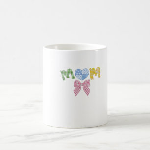 Mug Cadeau de Fête des Mères Patchwork Maman