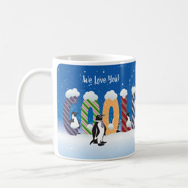 Mug Cadeau de Fête des pères de papa froid personnalis (Gauche)