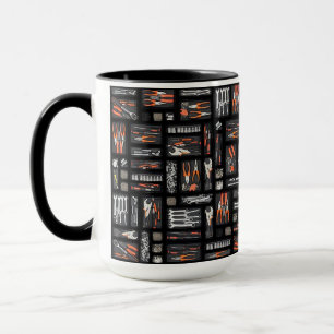 Mug Cadeau de fête des pères pour papa Bac d'outils