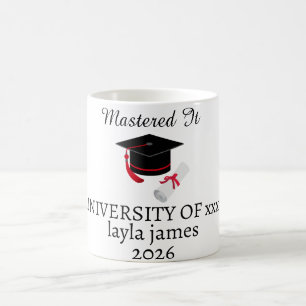 Mug Cadeau de fin d'études de master pour elle, De mas