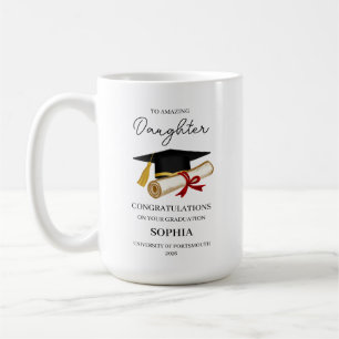 Mug Cadeau de fin d'études personnalisé pour fille 