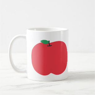 Mug Cadeau de fruit de pomme rouge simple