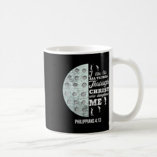 Mug Cadeau de golf chrétien Philippiens 413 pour homme