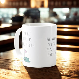 Mug Cadeau de golf pour elle Trou en un coup Memento m