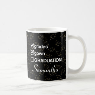 Mug Cadeau de graduation de nom personnalisé   Drôle G