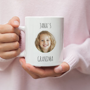 Mug Cadeau de grand-mère personnalisé   Visage de gran