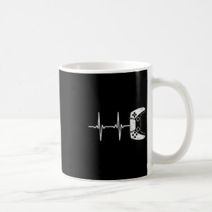 Mug Cadeau de jeux vidéo drôles de battement de cœur d