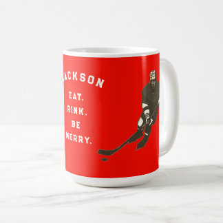 Mug Cadeau de Joueur de Hockey Personnalisé