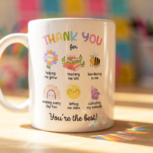 Mug Cadeau de jour de reconnaissance des enseignants p