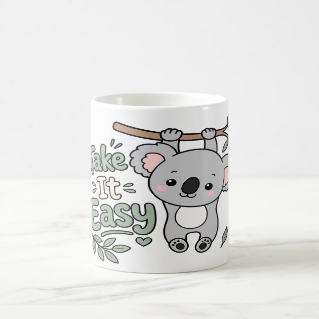 Mug Cadeau de Koala Kawaii pour Prendre Soin de Soi (Centre)