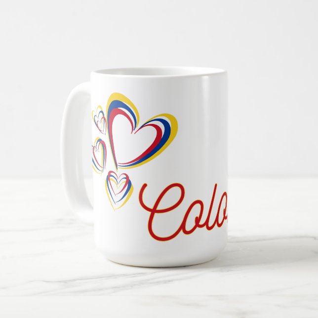 Mug Cadeau de la fête colombienne (Devant gauche)