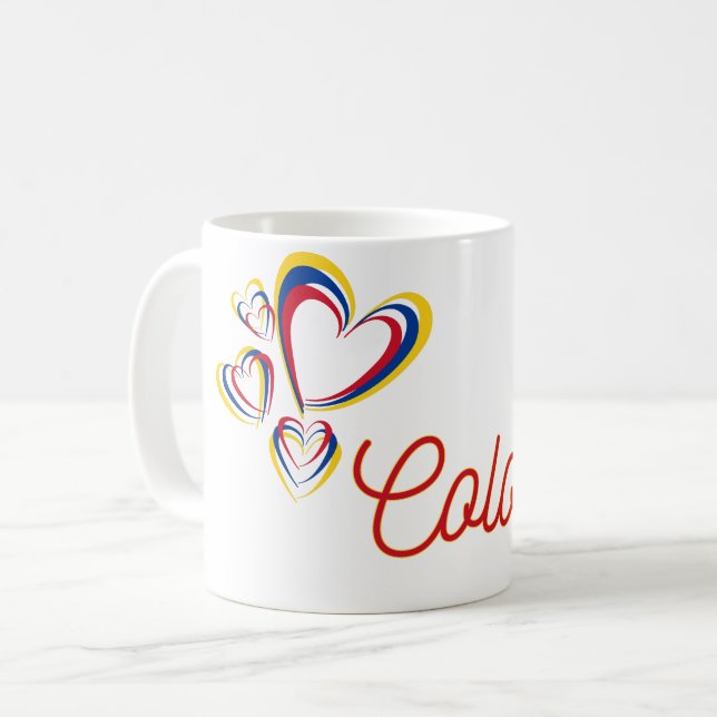 Mug Cadeau de la fête colombienne (Devant gauche)