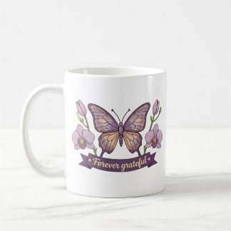 Mug Cadeau de la fête des mères - Papillon floral reco