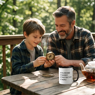 Mug Cadeau de la fête des pères pour mari papa protect