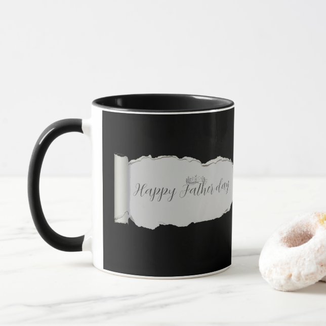 Mug Cadeau de la fête des pères pour papa  (Avec donut)